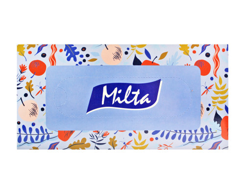 Салфетки косметические, Milta, 2 слоя, 200 шт Салфетки косметические, Milta, 2 слоя, 200 шт