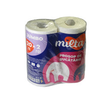 Кухонные полотенца, Milta, JUMBO, 2 слоя, 2x20m (9)