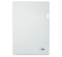 Mapa unghi,plastic A4 FO21101 80mk alb (100/500)