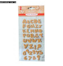 Sticher de pluta "Litere si cifre" 38buc/cut Santi 740852