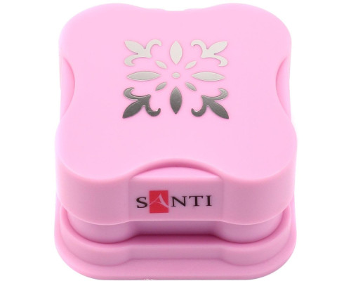 Дырокол магнитный с узором , диагональ 35 мм, "1" Santi 240205