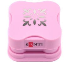 Дырокол магнитный с узором , диагональ 35 мм, "1" Santi 240205