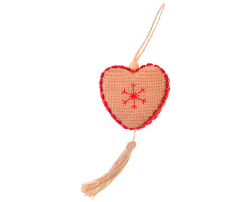 Decoratiune de Anul Nou "Inimioara", 16 cm bej Yes 973486 Decoratiune de Anul Nou "Inimioara", 16 cm bej Yes 973486