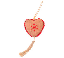 Decoratiune de Anul Nou "Inimioara", 16 cm bej Yes 973486