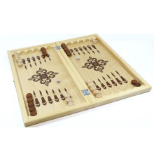 Joc de masă Table+Dame, lemn, 40*40cm 10K 2842