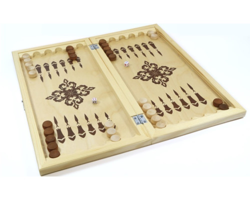 Joc de masă Table+Dame, lemn, 40*40cm 10K 2842 Joc de masă Table+Dame, lemn, 40*40cm 10K 2842