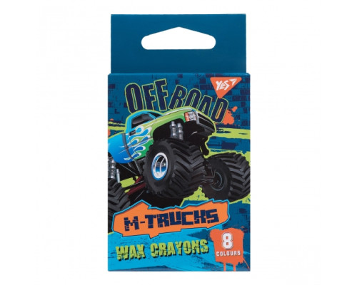 Creioane cerate, 8cul. "M-Trucks" YES 590137 (60/480)