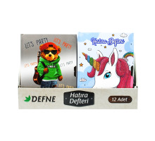 Carnet A5 pentru copii cu lacăt, asorti DFN-4101 (12/72)