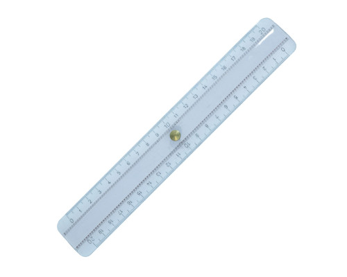 Rigla 20 cm plastic cu mâner NS12,17,18,19 Rigla 20 cm plastic cu mâner NS12,17,18,19