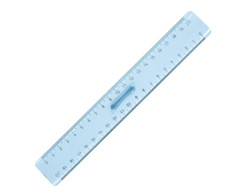 Rigla 20 cm plastic cu mâner NS12,17,18,19