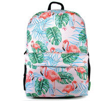 Rucsac 44x17x31 "Graphic", roz cu flamingo PIPPA CNT-2050-14