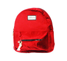 Rucsac 38x15x33 "Velvet" roz aprins, PIPPA CTN-3030 (50)