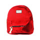 Rucsac 38x15x33 "Velvet" roz aprins, PIPPA CTN-3030 (50)