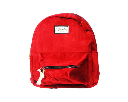 Rucsac 38x15x33 "Velvet" roz aprins, PIPPA CTN-3030 (50)