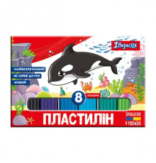 Pasta de modelat 8culori 160gr. "Zoo Land" YES 540587 (66)