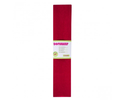 Hartie creponata bordo 110% (50cm*200cm) 1Вересня 703076 (10/200)