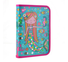 Mapa plastic cu fermoar B5 "Rachel Mermaid" YES 491573 (12/96)