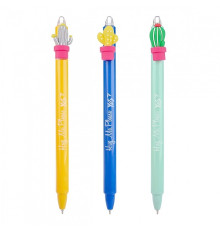 Pix cu bila "Cactus garden"automat, 0,7mm, albastru, YES 412008 (36/1296