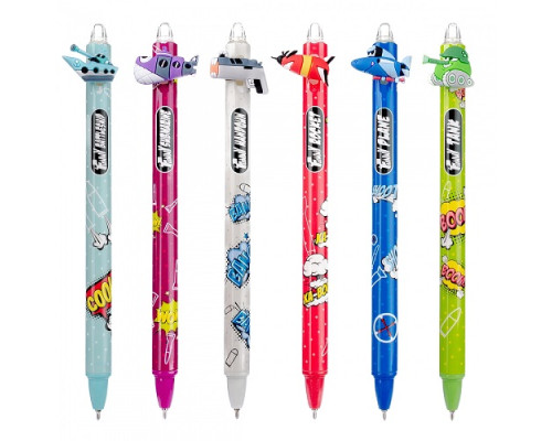 Ручка шариковая "Comic machines" автоматическая, 0,7мм, синяя, YES 412004 (36/1296