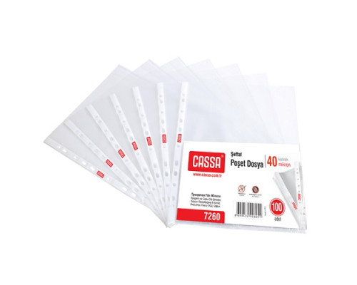 Folii p-u protectiе A4 40mk 100buc. CASSA 7260 (30) Folii p-u protectiе A4 40mk 100buc. CASSA 7260 (30)