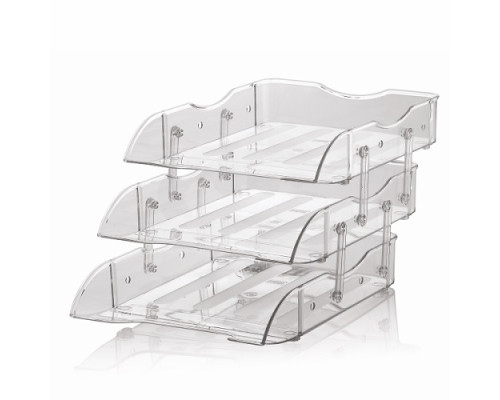 Tava orizontala 3 nivele plastic transparent CASSA 8808 (8)
