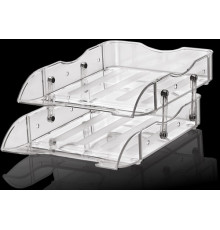 Tava orizontala 2 nivele plastic transparent CASSA 8806 (12)