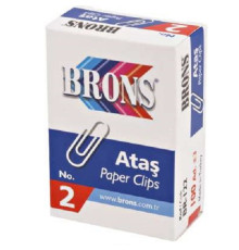 Скрепки N2, 26мм 100шт. BR-122 (10/400)