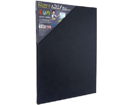 Холст черный на подрамнике 25х35см BR-5030 (80)