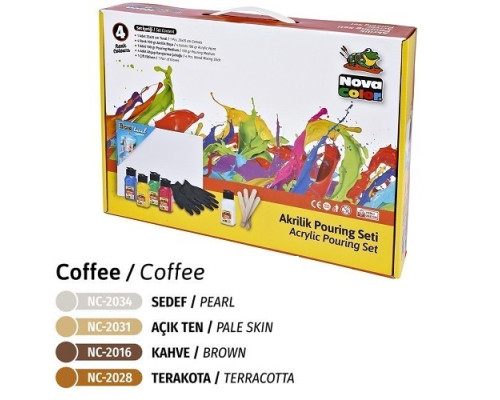 Набор для творчества "Coffee" холст 25х35см, 5 акриловые заливки NC-2523 (12) Набор для творчества "Coffee" холст 25х35см, 5 акриловые заливки NC-2523 (12)