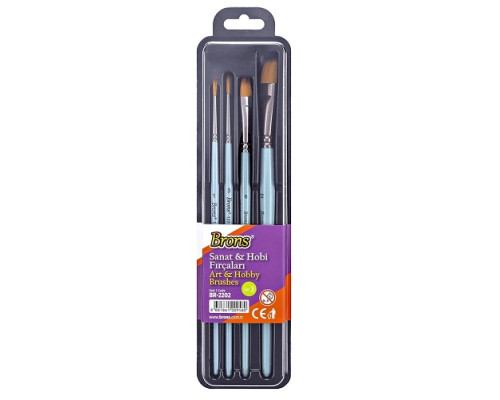 Set de pensule asorti, 4buc. (1,3,6,12) BR-2202 (12/144)