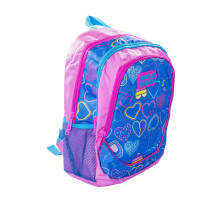 Рюкзак 2отделен, 40x28x20см, "Heart" светло-розовый/лавандовый, Yaygan 23390