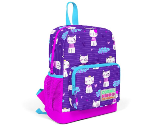 Рюкзак 1отделен, 38x27x14см, "Cat"фиолетовый/розовый, Yaygan 23296