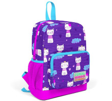 Рюкзак 1отделен, 38x27x14см, "Cat"фиолетовый/розовый, Yaygan 23296