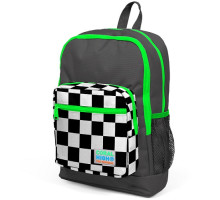 Rucsac 2separat. 45x30x22cm, "Checker Pattern"negru, Yaygan 23715