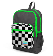 Рюкзак 2отделен, 45x30x22см, "Checker Pattern"черный, Yaygan 23715