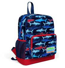 Rucsac 1separat. 38x27x14cm, "Shark" albastru, Yaygan 23618