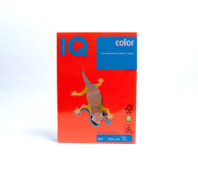 Бумага А4 ярко-оранжевая "IQ-Color"160g/m2, 250л, OR43