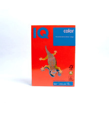 Бумага А4 ярко-оранжевая "IQ-Color"160g/m2, 250л, OR43