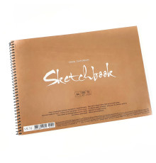 Album pentru schite A4, 100gr. 50 foi, carton kraft, "MUSE" PB-SC-050-301 (2/36)