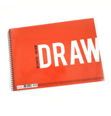 Album pentru desen A4 30foi, 150gr. carton kraft, pe spira MUSE PB-SC-030-300 (6/36)