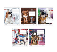 1055013 Caiet 12 foi linie Star "Watch my blog" (dogs012-2721L