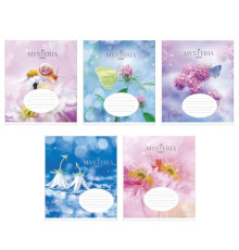 Caiet 12 foi linie Star "Mysteria" (floral) 012-2731L (30/360)