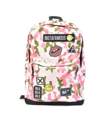 Рюкзак молодежный, YES T-67 " Smiley World" Military Girl 558280 (12)