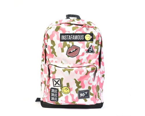 Рюкзак молодежный, YES T-67 " Smiley World" Military Girl 558280 (12) Рюкзак молодежный, YES T-67 " Smiley World" Military Girl 558280 (12)
