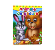 Carte cartonata cu ochisori. Animale de padure. N*6814