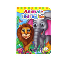 Carte cartonata cu ochisori. Animale indragite. N*6845