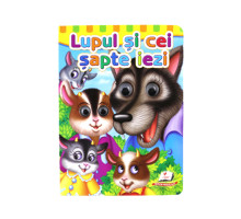 Carte cartonata cu ochisori. Lupul si cei sapte iezi. N*7057