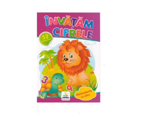 Activitati distractive Invatam cifrele 52 autocolante N*8993