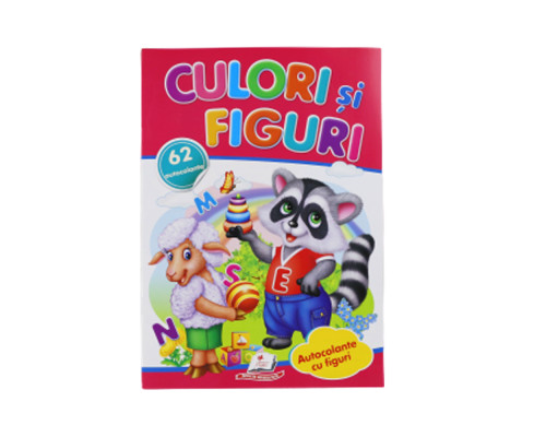 Activitati distractive. Culori si figuri. 62 autocolante N*8962 (16,5X24)