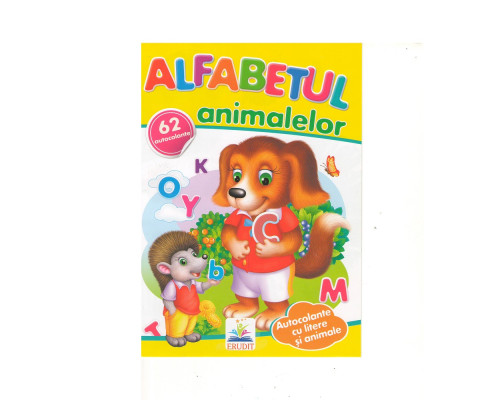 Activitati distractive Alfabetul animalelor 62 autocolante N*8931